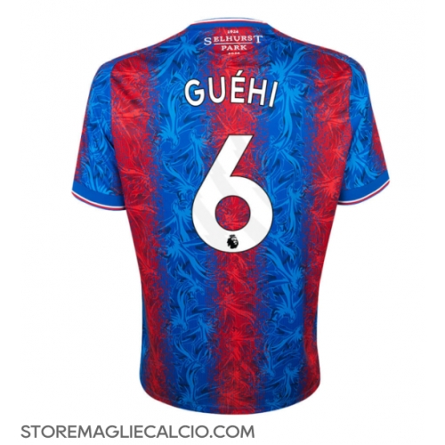Crystal Palace Marc Guehi #6 Maglia Gara Casa Repliche 2024-25 Maniche Corte Crystal Palace Marc Guehi #6 Maglia Gara Casa Repliche 2024-25 Maniche Corte
